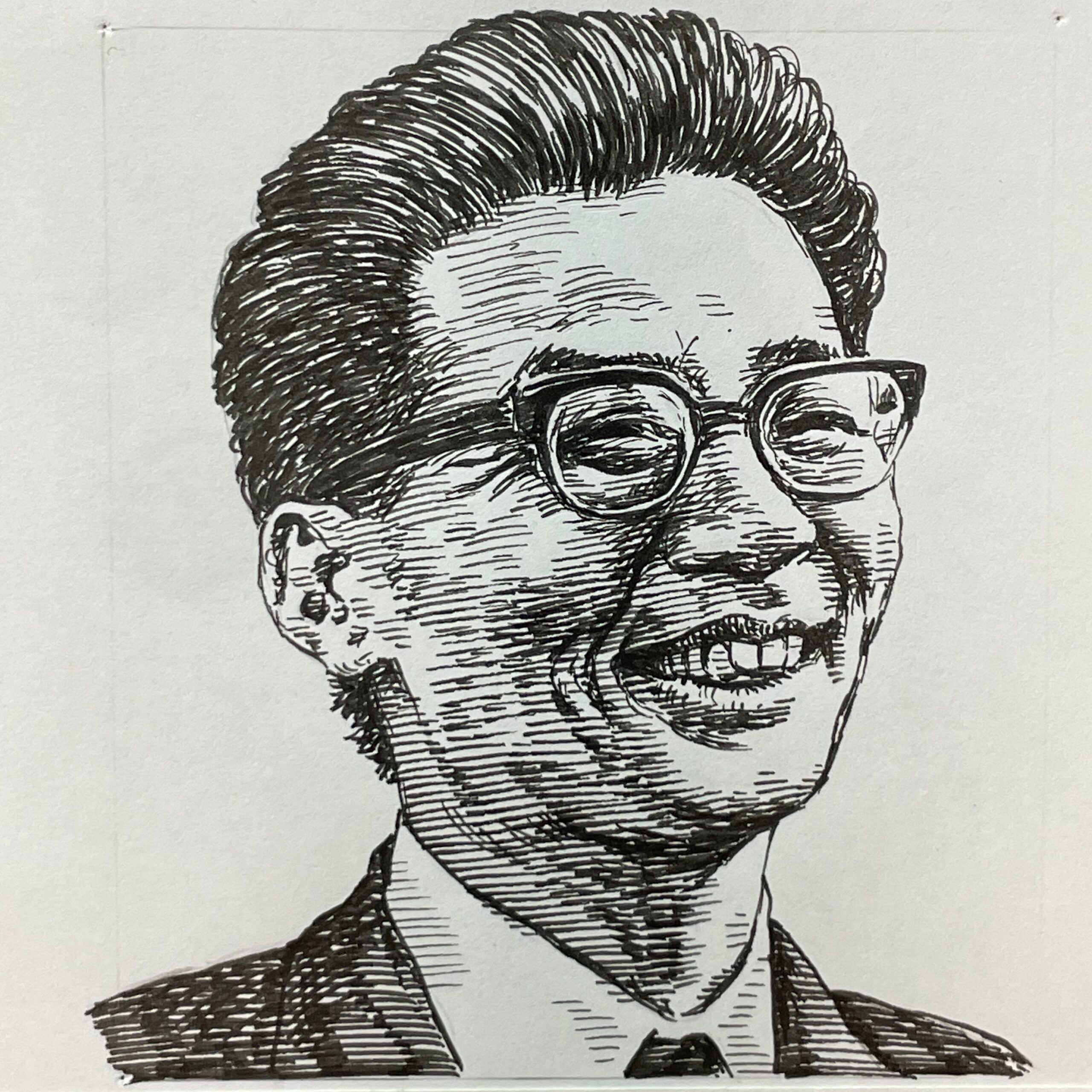 1931-1971を生きた小説家。将来の師となる埴谷雄高に影響を受け、京都大学文学部の新制一期生として学びながら文筆活動を開始。大学院修了後、1962(昭和37)年に「悲の器」で文壇に登場。1965(昭和40)年より戦後の混乱期における思想と信仰の探求を題材にした「邪宗門」を朝日ジャーナルに連載し、存在感を高める。戦後日本の思想的空白を背景に、宗教・権力・人間の救済をテーマにした重厚な作品を発表し、戦後文学に異彩を放るも、病のため39歳で早世。短い生涯の中で、思想と文学を融合させた作品群を残し、戦後知識人の苦悩や矛盾を描き共感をさらった文学家であった。