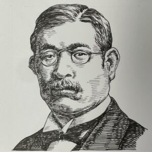 1855-1920を生きた文学家であり政治家。1871(明治4)年に上京し、東京日日新聞に入社。文筆活動を通じて伊藤博文の目に留まり官界入り。1878(明治11)年には英国に渡り、ケンブリッジ大学で法学を修める。留学中に「源氏物語」の英訳を刊行し、欧米に日本文学を紹介。帰国後は演劇改良運動を推進し、歌舞伎の近代化に尽力。翻訳小説「谷間の姫百合(1888-90)」は多くの読者を惹きつけた。晩年には「防長回天史」の編纂に取り組み、歴史家としても名を刻んだ。政界では、逓信大臣・内務大臣・枢密顧問官などを歴任。日本近代文学と政治の両面において、国際的視野を持ち活躍。