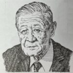 1903-1979を生きた評論家でありフランス文学者。東京帝国大学仏文科在学中、今日出海と、ヴァレリーやボードレールなどの翻訳・紹介を通じてフランス文学を深める。1934(昭和9)年にはフランス文学を基とした評論集「懐疑と象徴」を刊行し、文芸評論家としての地位を確立。戦後は、日本文芸家協会の再建、日本著作権協議会の創設、チャタレー裁判の特別弁護人など、文化政策や言論の自由の擁護に尽力。日本中国文化交流協会の設立から理事長としても活躍し、国際的な文化交流にも貢献した。代表作に第一次世界大戦から敗戦と時代の変動を記録した「昭和時代(1957)」などがあり、文学と社会、精神性を融合させた評論で、戦後を代表する文化人として活躍した。