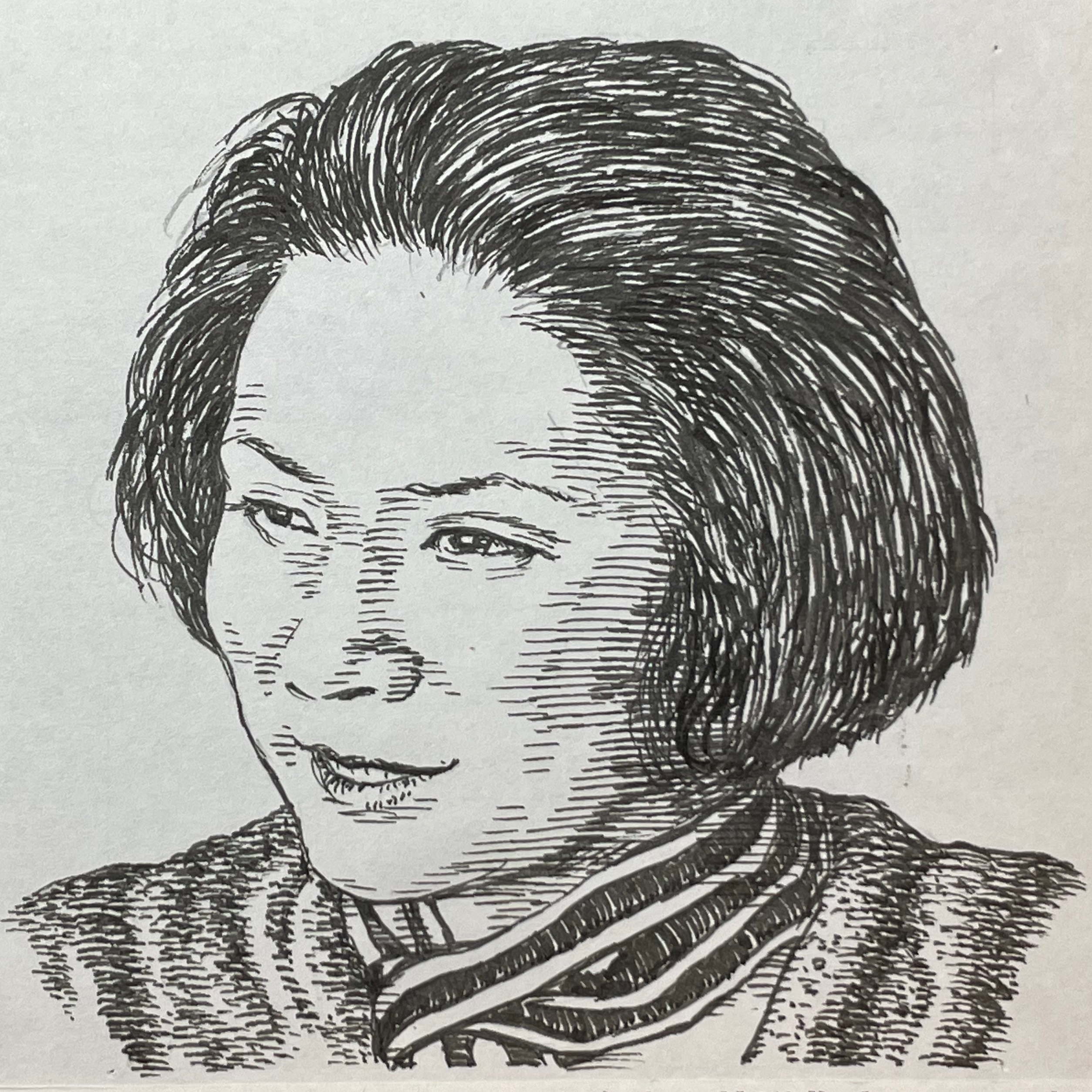 1929-1981を生きた脚本家、小説家でありエッセイスト。父の転勤に伴い全国を転々とする中で、鹿児島での生活を「文学の原点」と語る。実践女子専門学校卒業後、映画雑誌編集者を経て、1958(昭和33)年に、シナリオライター集団Zプロに参加後、ラジオ・テレビの脚本執筆に携わる。「寺内貫太郎一家(1974)」「阿修羅のごとく(1979)」など、庶民の生活を温かく、時に鋭く描いたホームドラマで一世を風靡し、倉本聰、山田太一と並び「シナリオライター御三家」と称された。エッセイ「父の詫び状(1978)」や短編小説集「思い出トランプ(1980)」で文筆家としても高く評価される。翌年、台湾取材中の航空機事故により急逝。享年51。日常の陰影を繊細に描き、昭和の家庭と人間模様を刻んだ文学家であった。