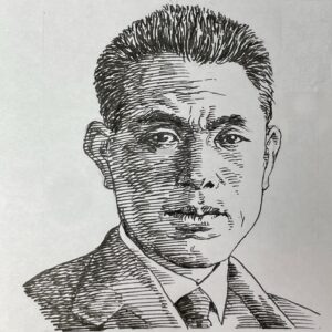 1885-1945を生きた詩人、劇作家であり医学者。東京帝国大学医学科で皮膚科を専攻する傍ら、森鴎外の影響から医学と文学の両側面から活動を開始。与謝野鉄幹の「明星」に寄稿や、北原白秋らと「パンの会」を興し耽美派詩人として活躍。1909(明治42)年には「南蛮寺門前」、1911(明治44)年には「和泉屋染物店」を発表し、詩作にとどまらず戯曲でも注目を集めた。加えて、美術史やキリシタン史の研究でも深い造詣を示した。医学者としては、顔面の褐青色のあざである太田母斑の研究で業績を残し、東京帝国大学教授を歴任。文学と医学、芸術と科学を横断した知性の持ち主であった。本名は太田正雄。