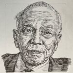 1927–2007を生きた小説家。東京商科大学(現、一橋大学)で経済学を学び、卒業後は愛知学芸大学で経済学講師となる。1955(昭和30)年から連載を開始した「中京財界史」で作家活動を開始し、1957(昭和32)年に海外商社マンを描いた「輸出」で文學界新人賞、1959(昭和34)年に「総会屋錦城」で直木賞を受賞。以後、「役員室午後三時(1971)」「官僚たちの夏(1975)」などを発表し、経済小説という新ジャンルを切り拓いた。企業、官僚、戦争、歴史を通して「働くことの意味」や「組織と個人の葛藤」を描き続け、その独自の視点は「城山経済学」とも呼ばれる。没後には妻との死別を綴った「そうか、もう君はいないのか」などのエッセイも話題となった。本名は杉浦英一。