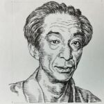1902-1961を生きた小説家。江戸時代から続く近江商人の家に生まれる。東京帝国大学経済学部に進学し、第三高等学校から友人であった梶井基次郎らと同人誌「青空」を創刊。卒業後は家業の木綿問屋を継ぐが、弟に譲って1933(昭和8)年に阿佐ヶ谷へ移住し、創作活動を再開。1935年より発表した「草筏」が第1回芥川賞候補となり注目を集め、「草筏」の前編となる「筏(1954~56)」、その後編となる「花筏(1957~58)」を発表し、三部作を20年以上をかけて完結させた。晩年には、私小説の極限とも言える「澪標(1960)」や「日を愛しむ(1961)」などの作品を残した。