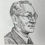 1889-1967を生きた演劇研究家。早稲田大学英文科卒業後、坪内逍遙の文芸協会演劇研究所に参加し、新劇運動に携わる。1911(明治44)年、逍遙の推薦で歌舞伎作者・河竹黙阿弥の娘の養嗣子となり、河竹姓を継ぐ。帝国劇場文芸部などを経て、早稲田大学講師、のち教授となり日本演劇史を講じた。1928(昭和3)年には早稲田大学演劇博物館の創設に尽力し、同館で歌舞伎の史的研究と啓蒙に力を注いだ。戦後は、国立劇場設立に晩年まで携わった。生涯の研究の集大成となった1959(昭和34)年の「日本演劇全史」など戦前・戦後を通じて演劇教育・研究・普及に力を注いだ。本名は吉村繁俊。
