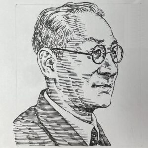 1889-1967を生きた演劇研究家。早稲田大学英文科卒業後、坪内逍遙の文芸協会演劇研究所に参加し、新劇運動に携わる。1911(明治44)年、逍遙の推薦で歌舞伎作者・河竹黙阿弥の娘の養嗣子となり、河竹姓を継ぐ。帝国劇場文芸部などを経て、早稲田大学講師、のち教授となり日本演劇史を講じた。1928(昭和3)年には早稲田大学演劇博物館の創設に尽力し、同館で歌舞伎の史的研究と啓蒙に力を注いだ。戦後は、国立劇場設立に晩年まで携わった。生涯の研究の集大成となった1959(昭和34)年の「日本演劇全史」など戦前・戦後を通じて演劇教育・研究・普及に力を注いだ。本名は吉村繁俊。