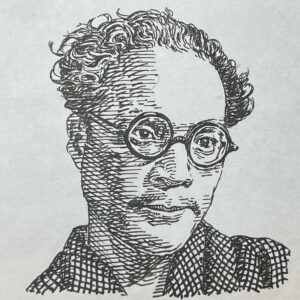 1903-1975を生きた版画家であり随筆家。青年期にゴッホの「ひまわり」に感銘を受け、「わだばゴッホになる」と叫び、画家を志して上京。油絵から版画へと転向し、柳宗悦ら民藝運動の指導者たちと交流を深める。文学者としても随筆・評論に優れ、自伝「板極道(1964)」をはじめ、冒頭の言葉をタイトルにした「わだばゴッホになる(1975)」などの著書を刊行した。詩人・蔵原伸二郎ら文学者との交流も深く、詩や短歌を題材とした板画作品も多く手がけている。1970年文化勲章受章。