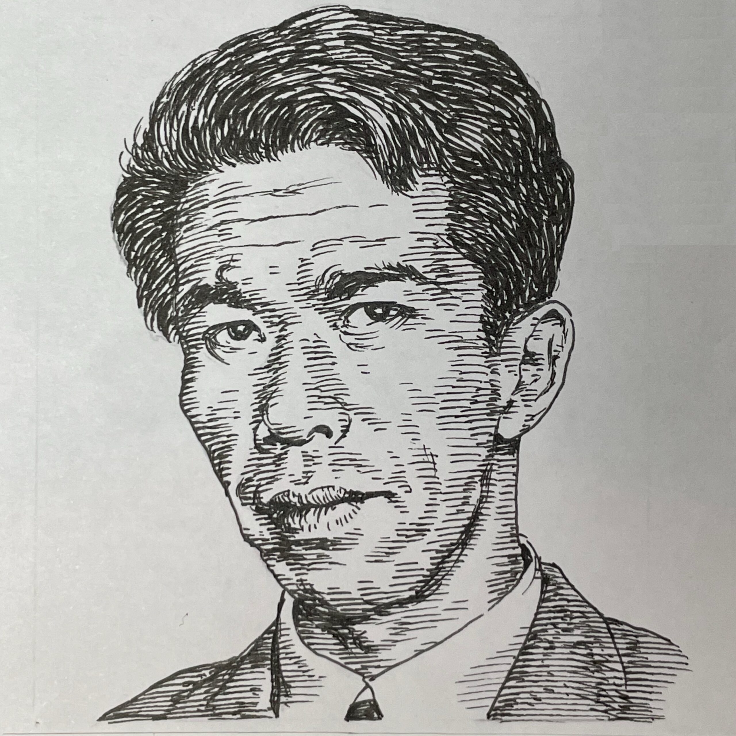 1906-1953を生きた詩人であり教師。京都帝国大学文学部国文科卒業後、大阪府立住吉中学校に勤務を開始し、生涯にわたって教員生活を送る。詩作は大学卒業の頃より始め、ガリ版刷りの詩の同人誌「呂」を友人と創刊。その後、「コギト」の同人であった保田與重郎の目にとまり同誌に寄稿を始めたのをきっかけに、萩原朔太郎に「日本に尚一人の詩人がある」と激賞され、1935(昭和10)年に処女詩集「わがひとに与ふる哀歌」を自費出版し、詩壇に名を刻んだ。以後、「夏花(1940)」「春のいそぎ(1943)」と詩集を重ね、日本浪曼派の代表詩人として活躍。しかし「反響(1947)」は最後の詩集となる。詩風はリルケやヘルダーリンの影響を受けつつ、日本古典文学への造詣を背景に、硬質で清新な抒情が特徴とされ、教職に従事しながら詩作に専念した孤高の道を貫いた詩人であった。