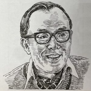 1923-1996を生きた小説家。幼少期を大連で過ごし帰国後、12歳でカトリックの洗礼を受け、信仰と文学の融合を志す。慶應義塾大学文学部仏文科卒業後、1950(昭和25)年にフランス・リヨンへ戦後初となる国費留学。帰国後は評論活動を経て、1955(昭和30)年に「白い人」で芥川賞を受賞。その後「海と毒薬(1958)」など日本の精神風土とキリスト教の思想を併せ持った独自の作風で文壇を沸かせ、安岡章太郎や吉行淳之介らとともに「第三の新人」として注目を集める。またユーモアあふれる随筆「狐狸庵」シリーズでも人気を博し、幅広い読者層に支持された。1995(平成7)年、文化勲章を受章。