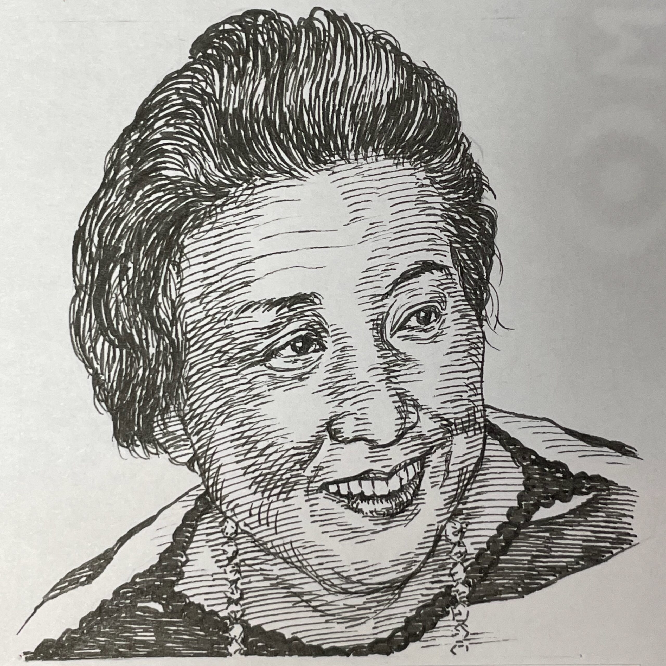 1931-2022を生きた俳人。俳人高浜年尾を父に、俳句界の巨星高浜虚子を祖父に持つ。幼少期より祖父と父の吟行に同行しながら俳句修行を積む。1956(昭和31)年に稲畑順三と結婚し、家庭を築きながら句作を続ける。1979(昭和54)年、父の逝去に伴い俳誌「ホトトギス」主宰を継承。1987(昭和62)年には日本伝統俳句協会を設立し会長に就任、有季定型・花鳥諷詠・客観写生の伝統俳句を守り続けた。晩年は虚子記念文学館理事長、朝日俳壇選者などを歴任し、俳句文化の普及と教育でその名を刻んだ。