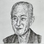 1884-1966を生きた独文学者であり文芸評論家。第一高等学校から東京帝国大学独文科に進み、在学中に夏目漱石の門下生となり、木曜会に参加。そこで、寺田寅彦、高浜虚子らと交流。卒業後は慶應義塾大学、東北帝国大学で教鞭を執り、漱石全集の編纂にも尽力する。戦後は東京音楽学校校長などを歴任。著書「夏目漱石」で1954(昭和29)年に日本芸術院賞を受賞。芭蕉や歌舞伎、能など日本の伝統芸術にも造詣が深く、評論・随筆・翻訳など多方面で活躍。漱石研究の第一人者として、近代文学の記録と批評に大きな足跡を残した。その漱石著「三四郎」のモデルともされている。