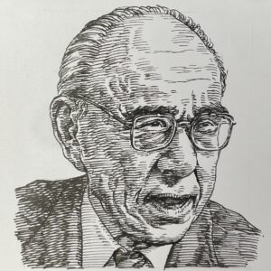 1930-2018を生きた演劇評論家であり古典芸能研究家。同志社大学文学部卒業後、京都観世会事務所に30年勤務しながら関西の舞台を見続け、能、歌舞伎、現代演劇評論を行った。のちに、大阪学院大学国際学部で古典芸能を講じ、後進の育成にも尽力。主な著作として「能楽手帖(1979:駸々堂出版)」、「文楽の世界(1985:講談社)」など多数残す。