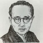 1890-1971を生きた詩人であり英文学者。1912(大正元)年に西條八十らと詩誌「聖盃」を創刊し、象徴派詩人として詩壇に名乗りをあげる。早稲田大学英文科卒業後、1917(大正6)年に第一詩集「転身の頌」、1921(大正10)年「黒衣聖母」を刊行し、幻想的かつ神秘的な詩風「ゴスィック・ローマン詩体」と称する詩風を確立する。これは、視覚と聴覚の錯綜美を追求した詩で、近代詩に新たなスタイルを築いた。ジョン・キーツをはじめ英文学研究にも造詣が深く、「美の司祭(1939)」で文学博士号を取得している。そのほかにも「鷗外文学(1944)」「谷崎文学(1950)」評論活動にも力を入れた。教育者としては、母校や青山学院大学で教授を務めた。本名は樋口国登(くにと)。