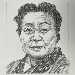 1905-1972を生きた小説家。長野県飯田市に生まれ、長野県立諏訪高女在学中に校長職であった土屋文明より文学を学び、卒業後、上京して職を転々としながらアナーキストに傾倒し波乱に満ちた道を歩む。短編小説「嘲る(1926)」が懸賞入選し文壇に登場。その後「施療室にて(1927)」で、プロレタリア文学運動に参加する。戦後は戦争体験を綴った「かういふ女(1946)」で第1回女流文学賞を受賞を皮切りに、その後反進歩的・反共的姿勢を全面にした多くの作品を手がけ、文学界に大きな存在感を放った。本名は、平林タイ。