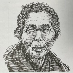 1884-1962を生きた歌人でありキリスト教伝道者。北海道伊達のアイヌ名族に生まれ、幼名はフチ。7歳で英国人宣教師ジョン・バチェラーから洗礼を受け、実父の死去後、1906(明治39)年に養女となる。1908(明治41)年、養父母と渡英し、アイヌの現状について講演して注目を集め、カンタベリー大主教から伝道師に任命される。帰国後は北海道や樺太で布教活動を行い、アイヌの生活改善に尽力するも、同族の悲惨な状態を嘆き、それを短歌に託す。その作品が金田一京助に伝わり、1931(昭和6)年に歌集「若きウタリに」が刊行された。その人生は、アイヌ語・日本語・英語に通じ、文化の橋渡し役を果たし、晩年はジョン・バチェラーの遺品を守りつつ、民族の誇りを伝え続けた。