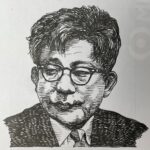 1935-2023を生きた小説家。渡辺一夫の著作に触れて東京大学仏文科に進み、在学中の1957(昭和32)年「死者の奢り」で文芸誌デビューし、翌年「飼育(1958)」で芥川賞を当時の最年少で受賞。以後、「個人的な体験(1964)」や「万延元年のフットボール(1967)」など、戦後民主主義、核、生命倫理をめぐる深い問いを作品に刻み続けた。1994(平成6)年には川端康成に次ぐ日本で2人目のノーベル文学賞を受賞。翌年には「曖昧な日本の私(1995)」を世界に発信。障害をもつ子供との生活を通じて、人間の尊厳と責任を探求し続けたその思想で、文学を超えて社会に大きな影響を与える。また「ヒロシマ・ノート(1965)」や「沖縄ノート(1970)」など戦後日本の精神史において、重い言葉を日々残した文学家であった。