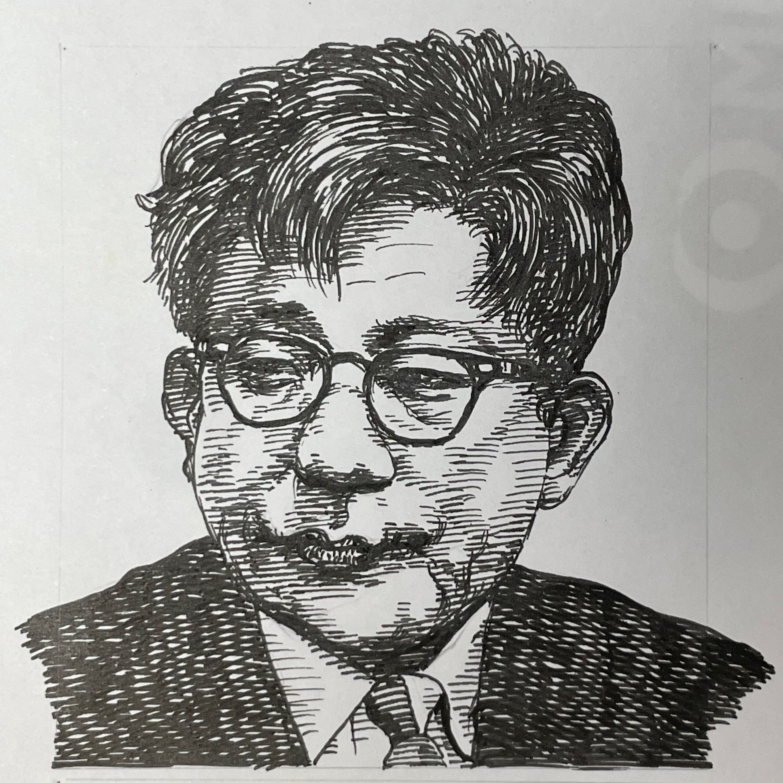 1935-2023を生きた小説家。渡辺一夫の著作に触れて東京大学仏文科に進み、在学中の1957(昭和32)年「死者の奢り」で文芸誌デビューし、翌年「飼育(1958)」で芥川賞を当時の最年少で受賞。以後、「個人的な体験(1964)」や「万延元年のフットボール(1967)」など、戦後民主主義、核、生命倫理をめぐる深い問いを作品に刻み続けた。1994(平成6)年には川端康成に次ぐ日本で2人目のノーベル文学賞を受賞。翌年には「曖昧な日本の私(1995)」を世界に発信。障害をもつ子供との生活を通じて、人間の尊厳と責任を探求し続けたその思想で、文学を超えて社会に大きな影響を与える。また「ヒロシマ・ノート(1965)」や「沖縄ノート(1970)」など戦後日本の精神史において、重い言葉を日々残した文学家であった。