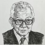 1913-1992を生きた評論家でありジャーナリスト。東京帝国大学文学部国史学科を卒業後、朝日新聞社に入社。戦時中は従軍記者として中国やフィリピンで取材を重ね、復員後の「週刊朝日」デスクを経て、1951(昭和26)年から1958(昭和33)年まで編集長をつとめ、この間、部数を飛躍的に伸ばし、名編集長と謳われ戦後週刊誌文化の礎を築いた。著作に「鉛筆ぐらし(1951)」「現代文の書き方(1965)」などがある。戦後メディアを代表する編集者として、報道と評論の両面で時代を切り取った人物であった。