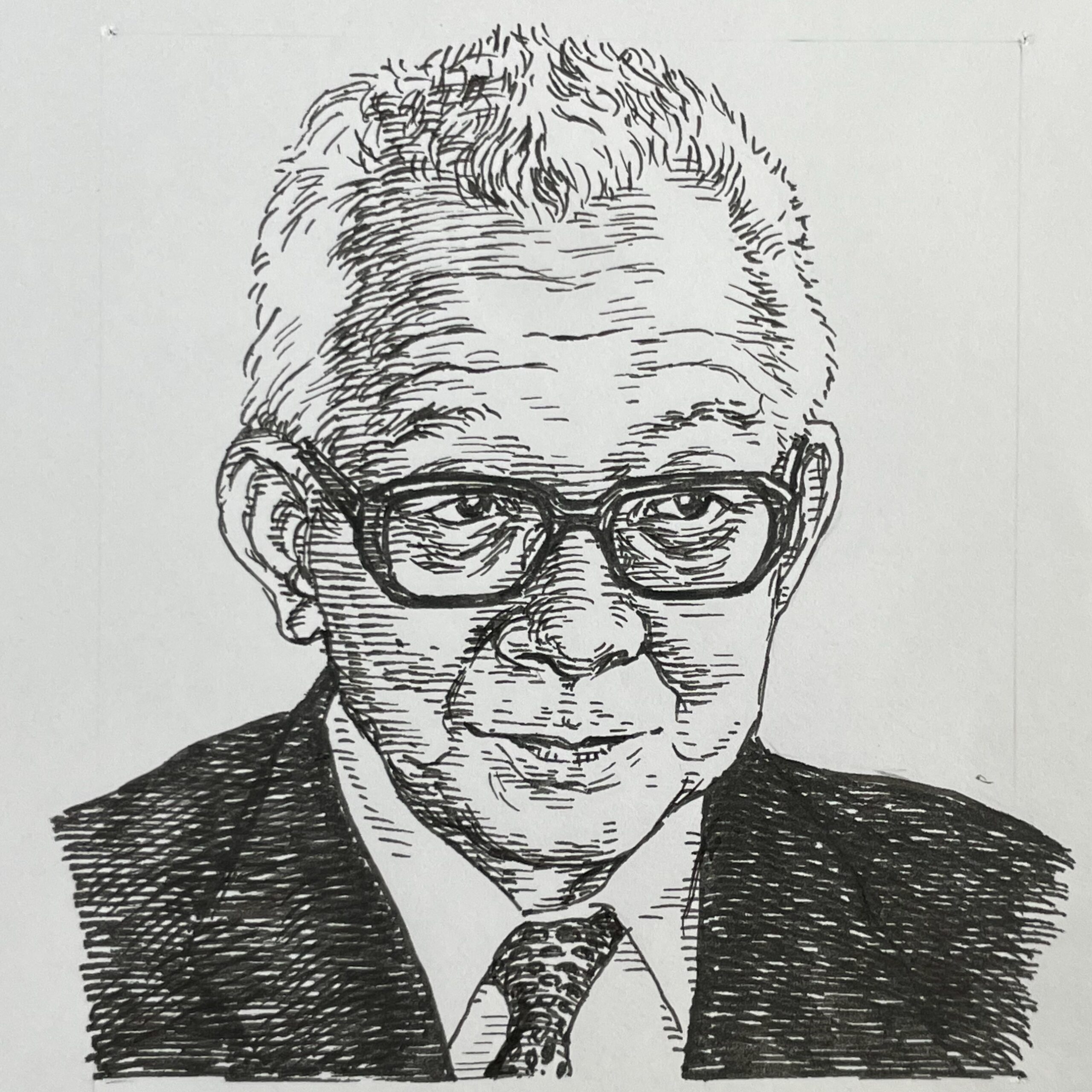 1913-1992を生きた評論家でありジャーナリスト。東京帝国大学文学部国史学科を卒業後、朝日新聞社に入社。戦時中は従軍記者として中国やフィリピンで取材を重ね、復員後の「週刊朝日」デスクを経て、1951(昭和26)年から1958(昭和33)年まで編集長をつとめ、この間、部数を飛躍的に伸ばし、名編集長と謳われ戦後週刊誌文化の礎を築いた。著作に「鉛筆ぐらし(1951)」「現代文の書き方(1965)」などがある。戦後メディアを代表する編集者として、報道と評論の両面で時代を切り取った人物であった。