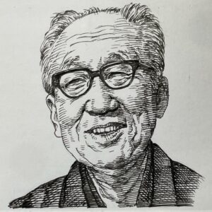 1905-1993を生きた俳人。中学時代より短歌に触れ、小中学教諭などを経て水原秋桜子に師事。「馬酔木」関連の仕事をしながら、第1句集「寒雷(1939)」を皮切りに句集を重ねる。その作風から中村草田男らとともに人間探求派と呼ばれた。その間に東京文理科大学（後の東京教育大学）を卒業し、その後も教育現場で活躍する。戦後は病と闘いながら句集を重ね、松尾芭蕉研究をライフワークとする。1940(昭和15)年に刊行、主宰した俳誌「寒雷」は、2018(平成30)年に通巻900号をもって終刊するまで、多くの俳人を育成し、俳壇の大きな役割を担った。本名は加藤健雄。