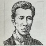 1861-1926を生きた小説家でありジャーナリスト。若くして東京に出たのち、新聞社をわたりあるき、1888(明治21)年に東京朝日新聞記者となり、その後新聞小説を担当し、明治期の日本と朝鮮を舞台にした「胡沙吹く風(1891)」などで人気を博した。また、日露戦争にも記者として従軍している。そして、樋口一葉の師として、影響を与えた。またその関係は文学史にその名を刻んでいる。本名は半井 冽(きよし)。