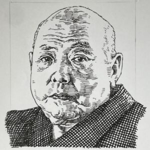 1877-1958を生きた随筆家であり山岳文学家。志賀重昂の「日本風景論(1893)」に影響を受けて山への憧れを強くし、当時は登山という文化がなかった時代に弥彦山に初登頂後、数々の山岳に足跡を残した。その日本古来の地誌や紀行文献を収集し、志賀重昂に見参。小島烏水のサポートを得て1906(明治39)年に「日本山嶽志」を刊行。この出版に先立って、1905(明治38)年には、小島烏水、高野鷹蔵らとともに山岳会(のちの日本山岳会)を創立し、財政的援助を行い、同会第二代会長も務めた。本名は式(しょく) 義明。