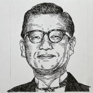 1907-1977を生きた随筆家、山岳文学家であり経営者。旧制中学時代から登山に親しみ、早稲田大学卒業後、1930(昭和5)年に谷川岳の谷川岳の一ノ倉沢、二ノ倉沢登頂に成功し、同年に山と渓谷社を立ち上げ「山と渓谷」を創刊。日本初の山岳雑誌となった。戦後の1960(昭和35)年には山渓山岳賞を創設するなど、一貫して山岳文化の振興と後進の育成に尽力した。実業と表現を両立させ、日本の山岳文学史を築いた一人である。