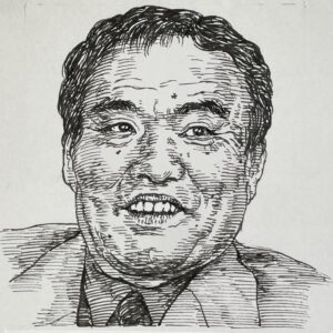 1937-2007を生きた作詞家であり小説家。明治大学卒業、広告業界を経て放送作家として活動後、作詞家として昭和歌謡史に革命をもたらす。「また逢う日まで」「勝手にしやがれ」「UFO」など、時代を象徴するヒット曲を多数生み、歌謡曲に社会性と物語性を融合させた。作詞のみならず、エッセイや小説でも人間の欲望と時代の矛盾を描き、戦後日本の大衆文化を言葉で牽引した。1979(昭和54)年の小説「瀬戸内少年野球団」は直木賞候補となり、のちに映画化されている。その数々の作品は、戦後日本の大衆の感情と時代の精神を捉え続けた。本名は深田公之。