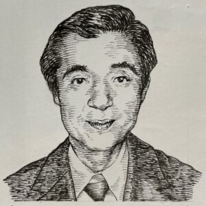 1926-2015を生きた作詞家。戦後、住む家を求めて家族で長野県下諏訪町へ転居。この地で「これからは詩の道で生きる」と決意し、湖畔や山々を歩きながら詩作に没頭する中で「あざみの歌」を書き上げた。1946年に帰京、キングレコードに入社し藤浦洸に師事。1949(昭和24)年、NHKラジオ歌謡で「あざみの歌」が放送され、その翌々年に歌・伊藤久男によってレコード化し大ヒット。作詞家としての歩みを大きく歩み始めた。1953(昭和28)年にはキングレコードに移り、歌・三橋美智也「哀愁列車(1956)」などを作詞した。さらに歌・倍賞千恵子「下町の太陽(1962)」「さよならはダンスの後に(1965)」など、倍賞作品の約1割にあたる詞を提供し、その清純な輝きを放つ歌手人生を支えた。