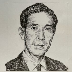 1916-1990を生きた作詞家。少年期に詩作を始め、雑誌「少年倶楽部」に投稿した詩が入選。1933(昭和8)年、函館工業学校在学中にキングレコードから作詩家としてデビュー。戦時中は海軍航空技術工場で技術文官を務めながら、帝国蓄音器(現、テイチク)専属作詞家となる。戦後は歌謡専門誌「歌謡春秋」編集や同人誌「歌謡曲研究」を主宰した。1955(昭和30)年に「カスバの女」を発表、異国情緒を漂わせた詞で人々を魅了。1961(昭和36)年、石原裕次郎と牧村旬子による「銀座の恋の物語」の作詞を手がけミリオンセラーとなり、現在もデュエットの定番曲として日本の音楽史に刻まれている。約二千余曲を残し、日本作詩家協会設立にも参加。言葉で時代を組み立てた作詞家であった。