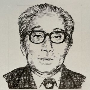1910-1986を生きた作詞家。明治大学卒業後、大日本雄弁会社講談社の広告宣伝部に就職。その後キングレコードに出向し音楽ディレクターを経て戦後、歌・小畑実の「星影の小径(1950)」が大ヒットし作詞家へ転向。「あなたと共に(1954)」、「おーい中村君(1958)」など、大衆を惹きつけるプロフェッショナルとして、多数の名曲の作詞を手がけ、日本の昭和歌謡黄金期を支えた。本名は三上好雄。