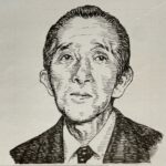 1907-1975を生きた詩人であり作詞家。早稲田大学在学中より、西条八十を師事し詩作を始める。昭和10年ごろから歌謡の作詞に取り組む。八十主宰の詩誌「蠟人形」を編集し、のちに後継誌「プレイアド」を発行。テイチク、ビクターを経てコロムビア専属となり、1951(昭和26)年には同郷の2歳後輩の古関裕而とともに「ニコライの鐘」を発表、作詞サトウハチロー、作曲古関の「長崎の鐘(1949)」に続く作品として注目を集めた。また、詩集『歴程』、詩謡集『東京ラプソディー』などを残し、日本詩人クラブ理事長も務めた。昭和の詩と歌謡のアーチを描いた。本名は門田穣。