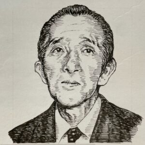 1907-1975を生きた詩人であり作詞家。早稲田大学在学中より、西条八十を師事し詩作を始める。昭和10年ごろから歌謡の作詞に取り組む。八十主宰の詩誌「蠟人形」を編集し、のちに後継誌「プレイアド」を発行。テイチク、ビクターを経てコロムビア専属となり、1951(昭和26)年には同郷の2歳後輩の古関裕而とともに「ニコライの鐘」を発表、作詞サトウハチロー、作曲古関の「長崎の鐘(1949)」に続く作品として注目を集めた。また、詩集『歴程』、詩謡集『東京ラプソディー』などを残し、日本詩人クラブ理事長も務めた。昭和の詩と歌謡のアーチを描いた。本名は門田穣。