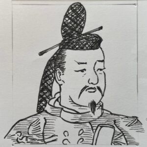 885-930を生きた政治家(第60代天皇)。父・宇多天皇の譲位を受け、わずか13歳で即位。父が築いた「知性と実力」を重んじる政治姿勢を継承し、摂政・関白を置かずに自ら政務を司る「延喜の治(えんぎのち)」を展開した。平安時代の政治と文化の成熟を象徴する名君として知られる。治世では、日本最初の勅撰和歌集である「古今和歌集」の編纂を命じるなど、国風文化を大きく発展させた。一方で、宇多天皇時代からの重臣・菅原道真をめぐる政争(昌泰の変)では、結果的に道真を失脚させることとなり、この決定は醍醐天皇に深い心の傷を残したと伝わる。晩年には、天変地異や疫病が相次いだことから、道真の怨霊を恐れたという逸話も残されている。その治世は、平安文化が最も洗練された「光」の絶頂期であると同時に、怨霊信仰という「影」が歴史に色濃く刻まれた時代でもあった。いらすとすてーしょんでは、出生地を京都府とさせていただきます。