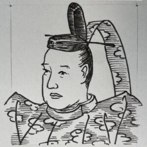 959-991を生きた政治家(第64代天皇)。村上天皇の第五皇子。兄・冷泉天皇の譲位を受け、11歳で即位。先代から続く摂関政治がいっそう進む中、外戚として台頭する藤原兼家(藤原道長の父)ら有力公家の権力争いに巻き込まれ、政治は不安定な環境に置かれる。皇位を次に継ぐべき存在を、冷泉天皇の皇子と自身の皇子のどちらにするかをめぐる争いは深刻で、政局は混迷を極めた。最終的には兼家の政治工作に抗しきれず、26歳で譲位に追い込まれる形となるも、退位後も父としての役割を果たそうとし、のちに一条天皇として即位する息子・懐仁親王の周囲を整えるなど、政治的な基盤づくりに動いたと伝わる。その治世は、摂関政治が本格的に固定化し、天皇が藤原氏の巨大な外戚権力と対峙せざるを得なかった時代の象徴であり、単なる「傀儡」として扱われることを拒み、天皇の威信を守ろうとしたその姿には、平安中期の苦闘と矛盾が色濃く刻まれている。いらすとすてーしょんでは、出生地を京都府とさせていただきます。