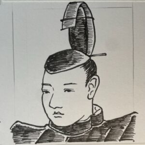 1079-1107を生きた政治家（第73代天皇）。白河天皇の強い意向により、わずか8歳で即位。父が上皇として実権を握る院政下では、その影に隠れがちだが、実像は和歌・漢詩・管弦に深く通じ、宮廷の美意識を大切にした気品あふれる名君であった。 政治の主導権が常に白河院にある状況の中で、堀河天皇は文化と儀礼を整え、歌合を主催するなど、宮廷の「精神的中心」を担う存在として重要な役割を果たす。臣下への態度は温和で慈愛に満ち、過失を厳しく責めないことから「人格の主」として深く慕われた。白河院の強権を陰で和らげつつ、社会が激動へ向かう前夜にあって、堀河天皇の治世は束の間の、しかしひときわ美しい安定と文化的成熟の輝きを放った。