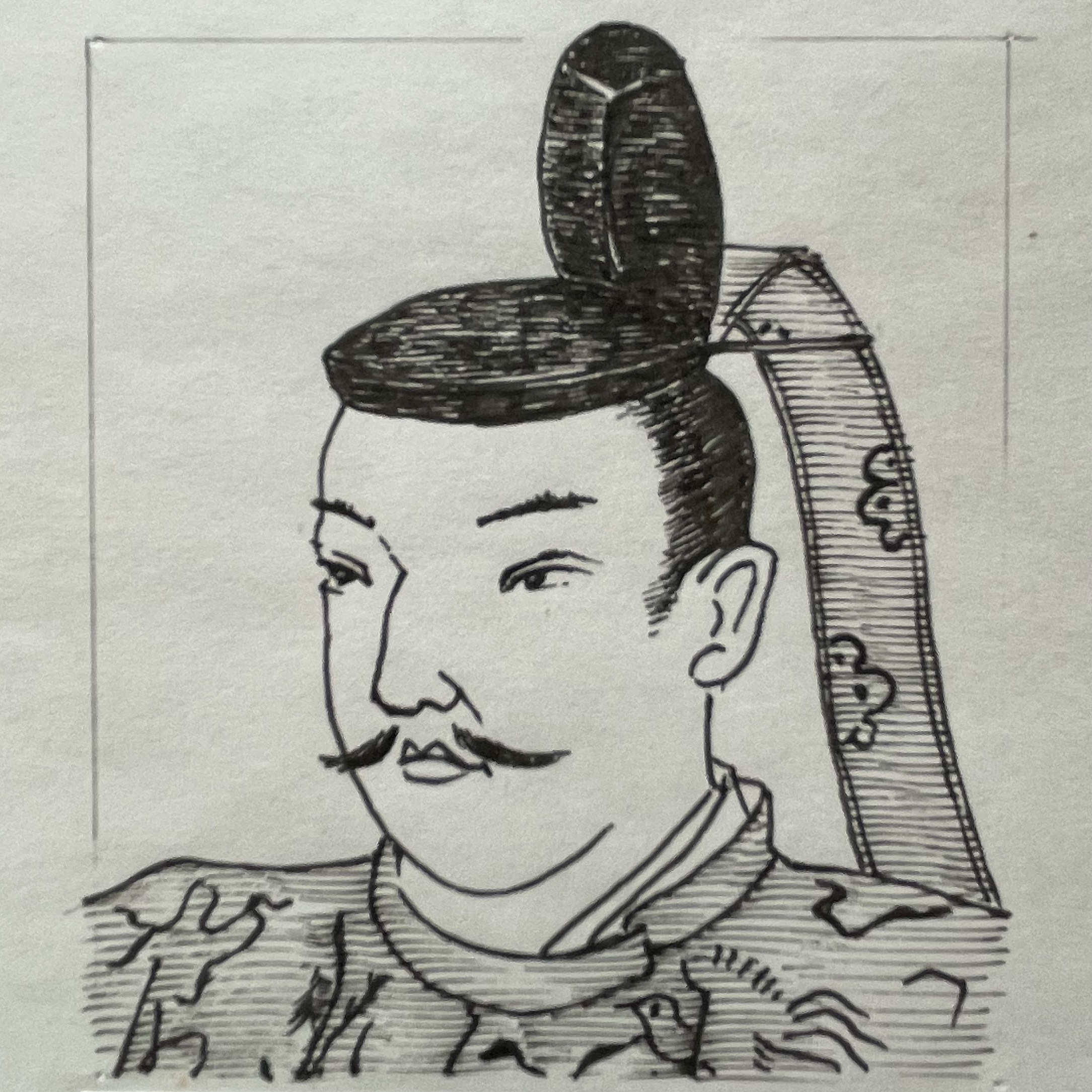 683-707を生きた政治家(第42代天皇)。持統天皇の孫として即位し、律令国家体制の確立期を担った。祖母・持統が推し進めた行政制度の整備を継承し、701年に大宝律令が完成・施行され、日本の国の運営に必要な仕組みが本格的に整えられた。文武朝は、政治・税制・軍事など国家を動かす基本的な制度が形を備え、律令国家が確立に向けて大きく前進した時期であった。いらすとすてーしょんでは、出生地を奈良県とさせていただきます。