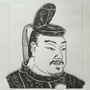 680-737を生きた政治家。不比等の長男で、藤原四家(北家・式家・京家・南家)の一つ「南家」の祖。聖武天皇の治世において右大臣に就任し、政権中枢を担った。長屋王の変を経て藤原氏が政権内で優位を確立する過程に関与し、官僚組織における一族の地位を大きく高め、奈良時代前期における藤原氏政権の実務を牽引した。 いらすとすてーしょんでは、出生地は奈良県とさせていただきます。