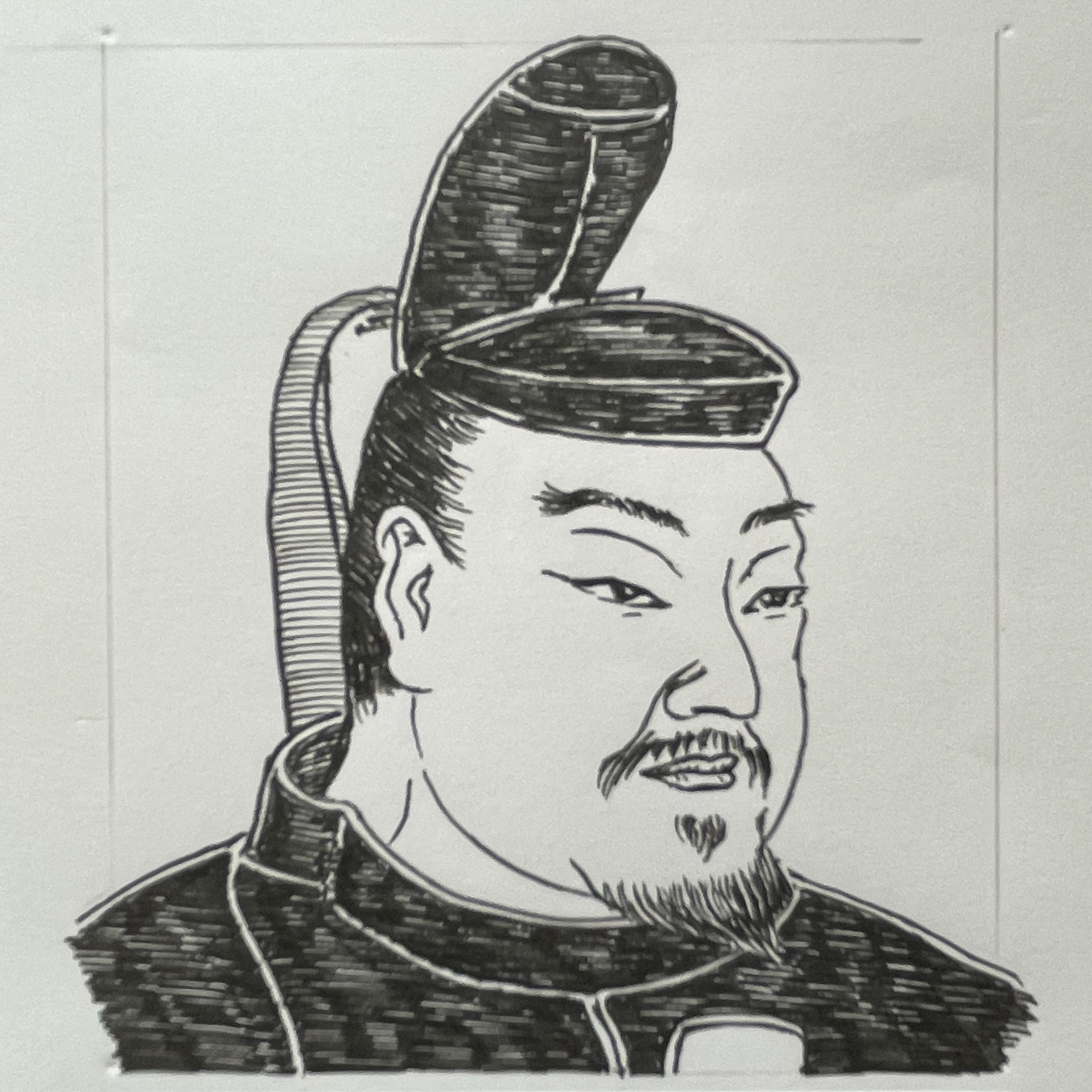 680-737を生きた政治家。不比等の長男で、藤原四家(北家・式家・京家・南家)の一つ「南家」の祖。聖武天皇の治世において右大臣に就任し、政権中枢を担った。長屋王の変を経て藤原氏が政権内で優位を確立する過程に関与し、官僚組織における一族の地位を大きく高め、奈良時代前期における藤原氏政権の実務を牽引した。 いらすとすてーしょんでは、出生地は奈良県とさせていただきます。