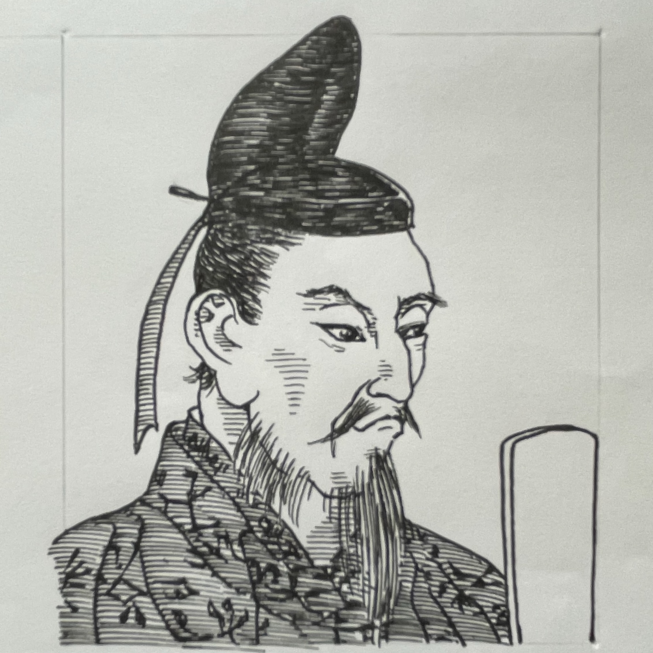 802-856を生きた政治家。平安時代前期、藤原北家の一員として朝廷で重きをなし、左大臣に就任した。父・藤原冬嗣の路線を継ぎ、娘の高子を清和天皇の女御とし、後の陽成天皇を儲けたことで、北家が「摂関家」としてその血筋が固定化される。貴族官僚として政務運営を主導し、律令体制下における貴族政治を安定させ、後に成立する摂関政治への基盤を整えた人物である。いらすとすてーしょんでは、出生地は京都府とさせていただきます。