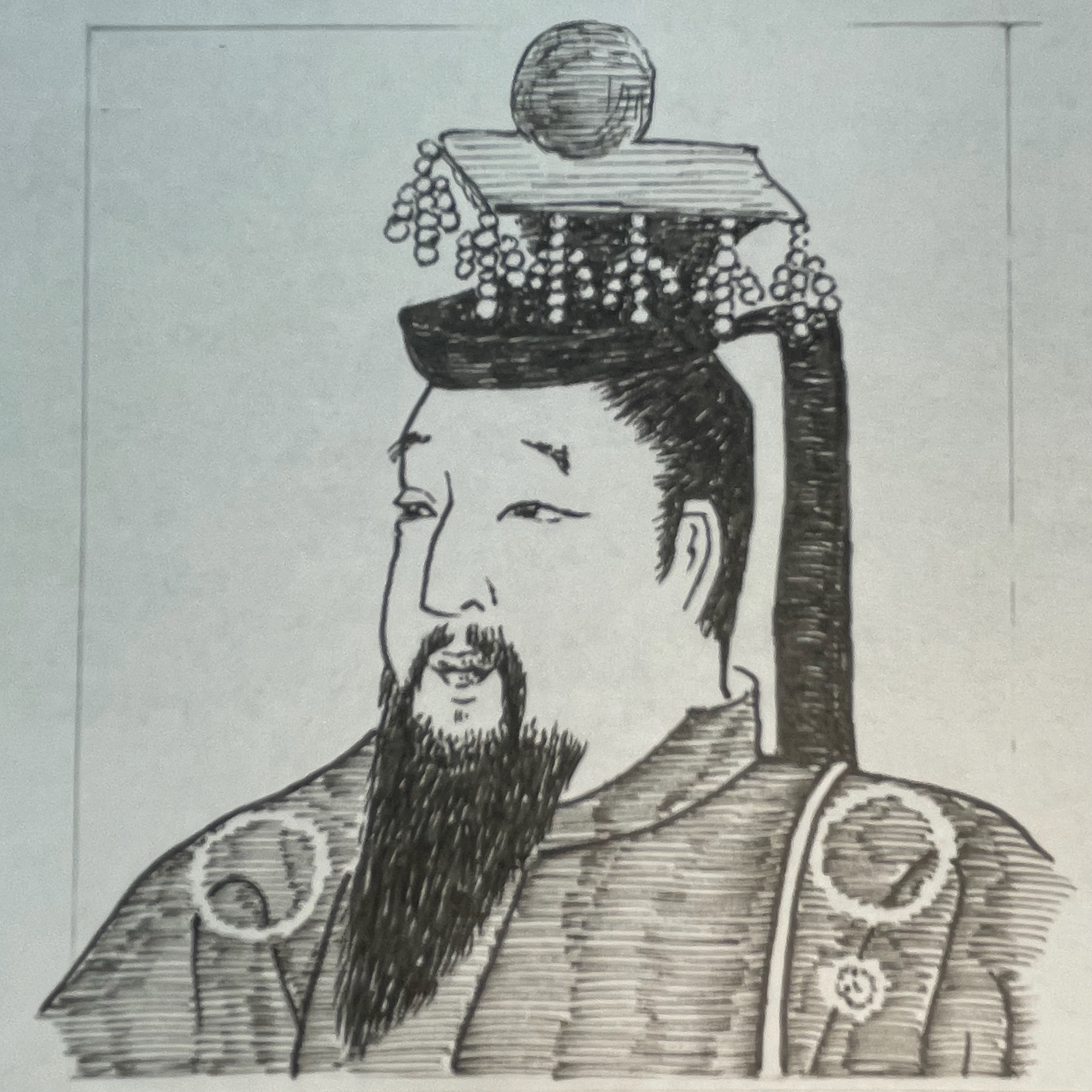 1288-1339を生きた政治家(第96代天皇)。後宇多天皇の皇子として生まれ、大覚寺統に属す。1318年に即位し、幕府が主導してきた「交互に皇位を継ぐ両統迭立」という妥協の体制を、天皇の意思を縛るものとして根底から否定した。天皇自らが政治を主導する「理想の王権」の復活を掲げた、きわめて異色の帝である。在位中、二度にわたる討幕計画を企図するも失敗し、隠岐への配流という挫折を経験する。しかし志を捨てることなく、やがて足利尊氏ら武士の力を糾合して鎌倉幕府を滅ぼし、「建武の新政」を実現した。だが、その急進的な理想は武士社会の現実とかみ合わず、恩賞問題や政治手法をめぐる不満が噴出。足利尊氏の離反を招き、後醍醐天皇は吉野へ退いて南朝を樹立する。ここに、日本史を二分する南北朝内乱が始まった。後醍醐天皇は、両統迭立という平穏な膠着を終わらせると同時に、国家を未曾有の動乱へと導いた存在であった。