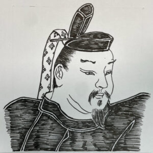 1138-1215を生きた武士（鎌倉幕府初代執権）。伊豆の在地武士として生まれながら、流人であった源頼朝をいち早く支え、やがて鎌倉幕府創業の中心人物となる。頼朝の死後、幕府は御家人たちの思惑が複雑に絡み合う混乱期へと突入する中で、武家政権の枠組みを整えるために「十三人の合議制」を軸とした集団統治体制の中核として関与。比企能員との政争を制して比企一族を排除し、源頼家・実朝兄弟の擁立を通じて、北条氏が幕府の中枢を担う体制を着実に築き上げた。「武家が自らの力で国を治める政治」を現実のものとするための、冷徹な現実感覚と知略によって、のちに「執権政治」と呼ばれる武家政権の骨格と構造の原型を、一代で描き出した演出者である。いらすとすてーしょんでは出生地を静岡県とさせていただきます。