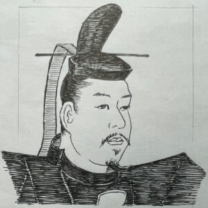 1147-1199 を生きた鎌倉幕府初代将軍。平治の乱で父を失い、20年もの流人生活を伊豆で耐え忍ぶ。その潜伏期間は、のちに武士の世を創り出す「革命」の礎となる。挙兵後は東国武士の信頼を勝ち取り、宿敵・平家を滅ぼすと、鎌倉に独自の政治拠点を構築。全国に「守護・地頭」を置く画期的な制度を整え、貴族ではなく武士が土地を治める日本初の本格的な武家政権を樹立する。冷静な知略と強烈な統率力で平安から中世への扉を開いた。その統治システムは、死後も北条氏らによって引き継がれ、その後の日本の政治構造を決定づける根幹となった。いらすとすてーしょんでは、出生地を愛知県とさせていただきます。 イラストポートレートは伝源頼朝像を参照しております。