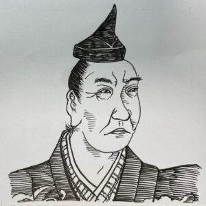 1160-1214を生きた武士。宇治川の先陣争いで名馬「生唼(いけづき)」を駆り、一番乗りを果たした勇将として名高い。近江源氏佐々木氏の名門に生まれ、頼朝挙兵以来その軍事を支え、のちに長門・備前の守護を任ぜられるなど、幕府創業を支えた功臣として活躍した。1195(建久6)年に出家して「西入」と号してからは諸国を行脚し、教化に励む求道者としての側面を深めていった。武勇を極めた者が、最後には信仰の世界へと歩みを進めたその生涯は、武士の多面性を象徴している。いらすとすてーしょんでは出生地を滋賀県とさせていただきます。