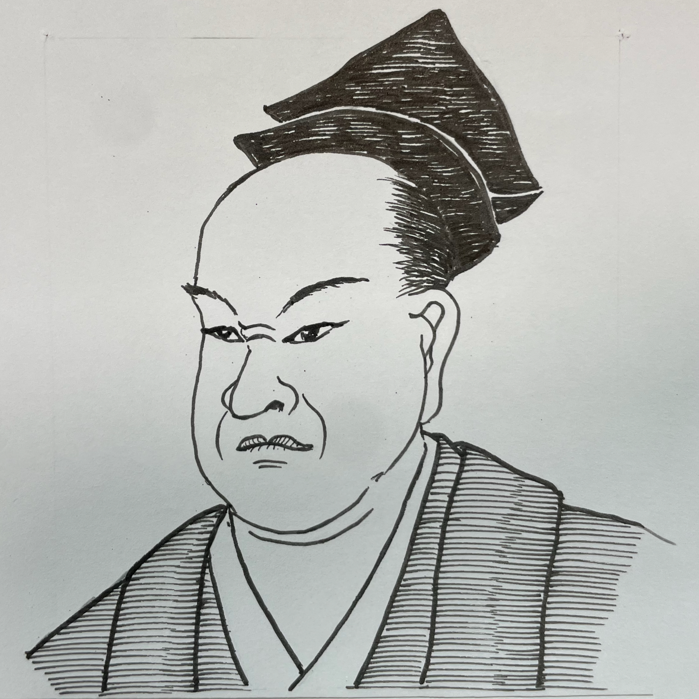 1172-1193を生きた武士。「日本三大仇討ち」の一つとして知られる「曾我兄弟の仇討ち」の兄。幼い頃、実父を工藤祐経に殺害され、困窮と屈辱の中で18年もの歳月を耐え忍んだ。1193(建久4)年、頼朝が威信をかけて行った富士の巻狩りの最終夜、弟・時致とともに祐経を討ち取り、ついに本懐を遂げる。しかし直後に仁田忠常らとの激闘の末に討たれ、わずか21歳で非業の最期を遂げた。幕府が私的な復讐を禁じようとする新時代にあって、命を懸けて義と情を貫いたその物語は、のちに能や歌舞伎の「曽我もの」として時代を超えて語り継がれる伝説となった。いらすとすてーしょんでは出生地を静岡県とさせていただきます。