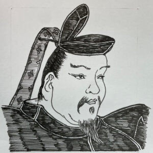 1161-1185を生きた武士であり平家一門。平清盛の嫡男である平重盛の次男として生まれ、清盛の孫にあたる。若き貴公子は、一門随一の雅な感性を兼ね備える。宮廷では建礼門院徳子に仕えた右京大夫と恋仲となり、二人が交わした数々の和歌は平家全盛期の華やかな文化を今に伝えている。源平の争乱が激化すると、一族の命運を背負い各地を転戦。戦火の中でも右京大夫に寄せた歌には、抗えぬ運命への悲哀が色濃く滲む。壇ノ浦の戦いで敗北を悟ると、皆に習って静かに海へ身を投じた。その最期は知盛の覚悟や教経の勇猛とは対照的に、平家が誇った「雅」の終焉を告げる儚い悲劇として語り継がれている。いらすとすてーしょんでは、出生地を京都府とさせていただきます。