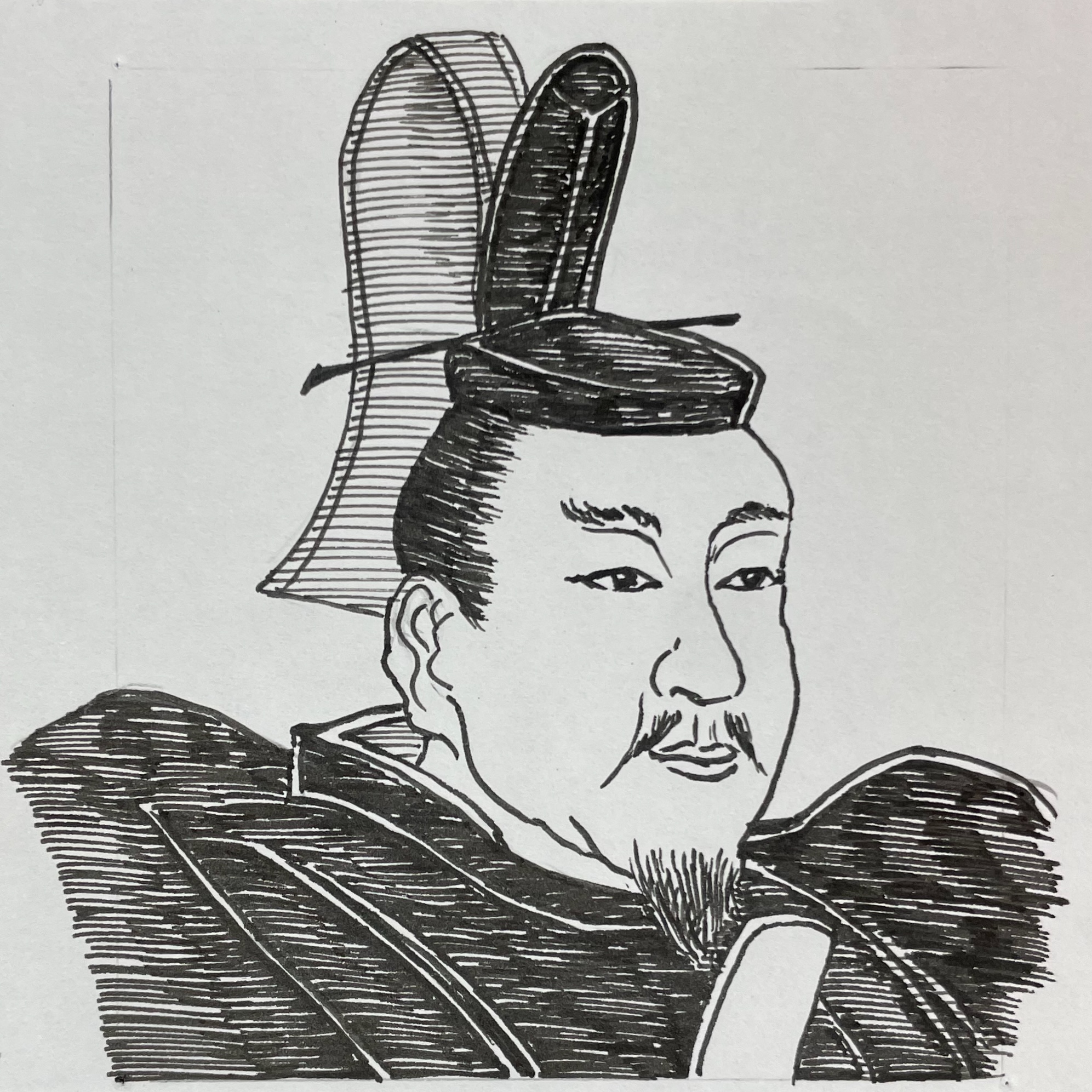1465-1489を生きた室町幕府第九代将軍。父・足利義政が政務の第一線から退いた後、その後継として若くして将軍となる。義尚の治世には、応仁の乱によって幕府の統治機能は深刻に損なわれ、将軍は実権を持つ統治者というより、政権の象徴として存続する存在であった。義尚は弱体化した将軍権威の回復を図り、自ら軍を率いて守護大名への介入を試みるが、分裂した権力構造の中で決定的な成果を挙げることはできない。1489年、近江国への出陣中、陣中で病没した。義尚の生涯は、将軍が政治的実体を失いながらも、秩序回復の象徴として前線に立たされ、過重な役割を背負わされて消耗していく段階に入ったことを象徴している。