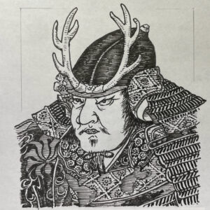 1307?-1341?を生きた武将。討幕の先駆けとして討死した父・武時の遺志を継ぎ、一貫して南朝を支えた。後村上天皇の即位後も変わらぬ忠誠を誓い、都から遠く離れた肥後（熊本）の地で「正統」を掲げ続けた。武重の戦いは都奪還を目指す華々しい合戦ではなく、地方に南朝の拠点を守り抜く過酷な持久戦であった。中央の情勢がいかに不利になろうとも、自国の武士たちを律する日本最古の家憲「菊池憲法」を制定し、一族の結束を強化。地方から南朝の命脈を保とうとしたその姿勢は、南北朝の戦いが全国を巻き込む長期戦であったことを物語っている。都を奪還するような決定的な勝利を挙げた武将ではない。だが、敗勢の中でも正統を支える選択を貫き、のちに懐良親王を迎える南朝の強固な基盤を築いた。その姿は、地方から南朝を支え続けた覚悟を体現している。いらすとすてーしょんでは出生年を1307年、没年を1341年とさせていただきます。