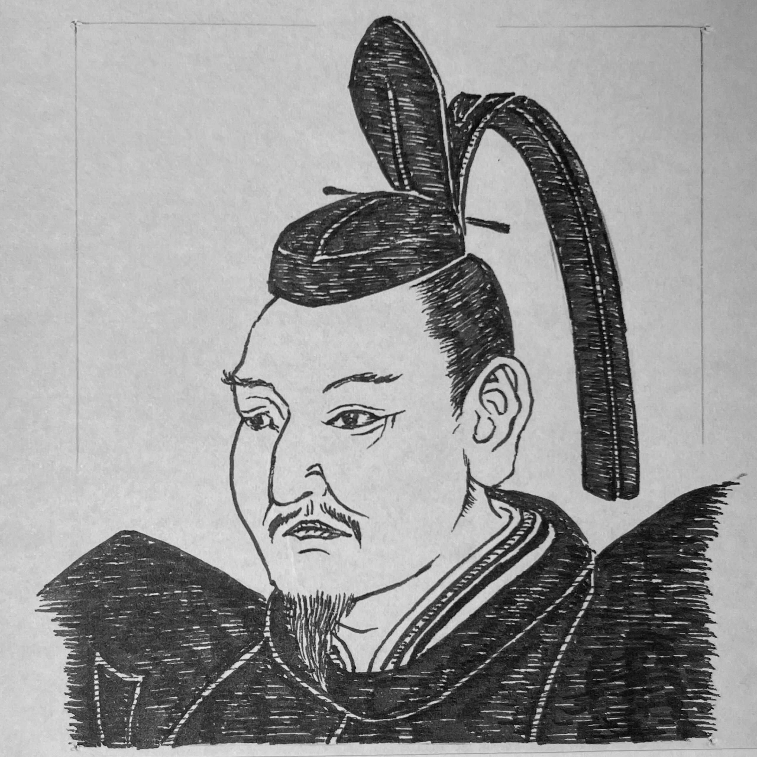 1466-1507を生きた武将。室町幕府の管領として政権中枢に立ち、将軍権威を支える存在でありながら、それを自らの判断で左右する段階へと押し進めた人物。応仁の乱後、弱体化した将軍権力に代わり、将軍の廃立に直接関与し、明応の政変によって十代将軍足利義稙を追放、新たに義澄を擁立することで政権の主導権を掌握した。しかしこの強引な権力運用は、後継問題や家中統制の混乱を招き、細川家内部に深刻な対立を生み出す。やがてその緊張は家臣による暗殺という形で破綻する。政元は、将軍権力に代わって政治の意思決定を担う存在が前面化した時代を体現すると同時に、その統制が持続しえない不安定さをも示した人物であった。