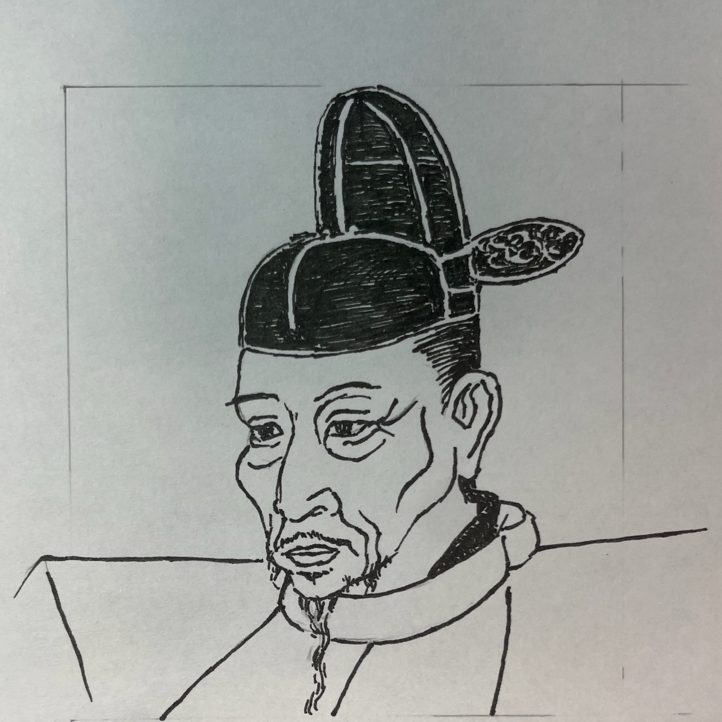 1537-1598を生きた武将。尾張の足軽出身から織田信長に仕え、軍功を重ねて台頭。本能寺の変後、明智光秀を討って主導権を握り、全国統一を成し遂げた。その特徴は、戦で獲得した支配を一過性の覇権に留めず、誰もが従う秩序として制度化した点にある。太閤検地によって土地と収穫を把握し、刀狩によって兵と農を分離することで、社会構造を再編した。さらに大名配置や転封を通じて権力関係を再構築し、戦場での優位を全国規模の統治構造へと転換した。しかしその体制は秀吉個人の調整力に強く依存しており、持続性には課題を残した。秀吉は、覇権を国家秩序へと変換した統合者である。いらすとすてーしょんでは出生地を愛知県とさせていただきます。