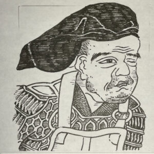 1493?-1561を生きた武将。武田信玄に仕え、川中島の戦いなどで軍略を担ったとされる軍師。その本質は、戦いを個々の技や経験に依存するものから、地形・兵力・時間を組み合わせて勝敗を導く「設計可能な戦場」へと転換した点にある。敵味方の配置、進軍速度、地勢の活用といった要素を統合し、戦闘を再現可能な構造として組み立てた。その用兵は単なる計略にとどまらず、戦局全体を俯瞰しながら勝利条件を設計するものであった。勘助は、戦を発想や経験から切り離し、空間と条件によって制御する技術へと昇華させた、戦場設計の達成者である。いらすとすてーしょんでは、出生地を静岡県、出生年を1493年とさせていただきます。
